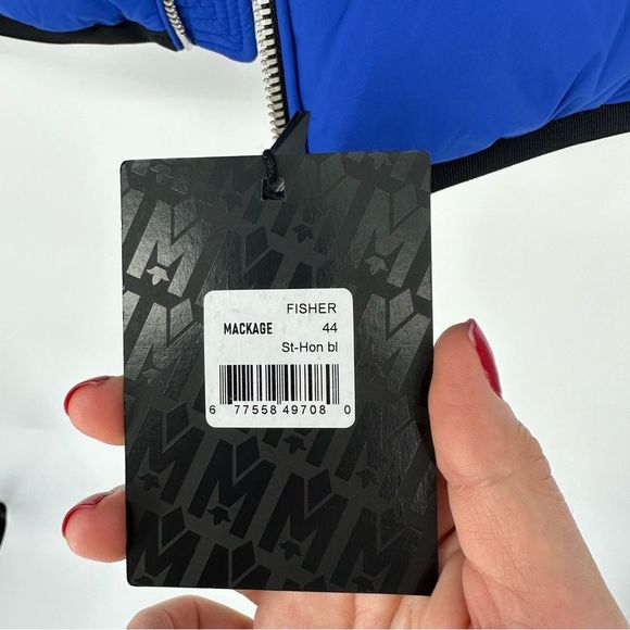 MACKAGE FISHER stretch light down vest with stand collar SIZE 44 XXL - Picture 8 of 11